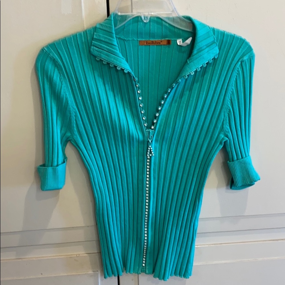 Belldini short sleeve sweater top